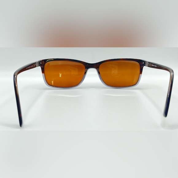 Geoffrey Beene G517 Brown Gray Gradient Square Sunglasses Frames Only - Picture 6 of 8